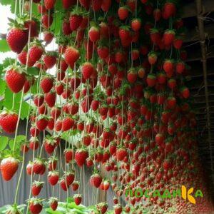 Клубника ампельная Анастасия купить по цене от 370р. в интернет-магазине «Посадика» с доставкой почтой в в Североморске и по всей России – [изображение №1].
